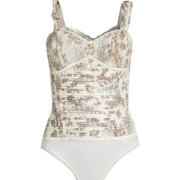 NWT Free People Weekend Plans Bodysuit Size Small - Picture 4 of 13